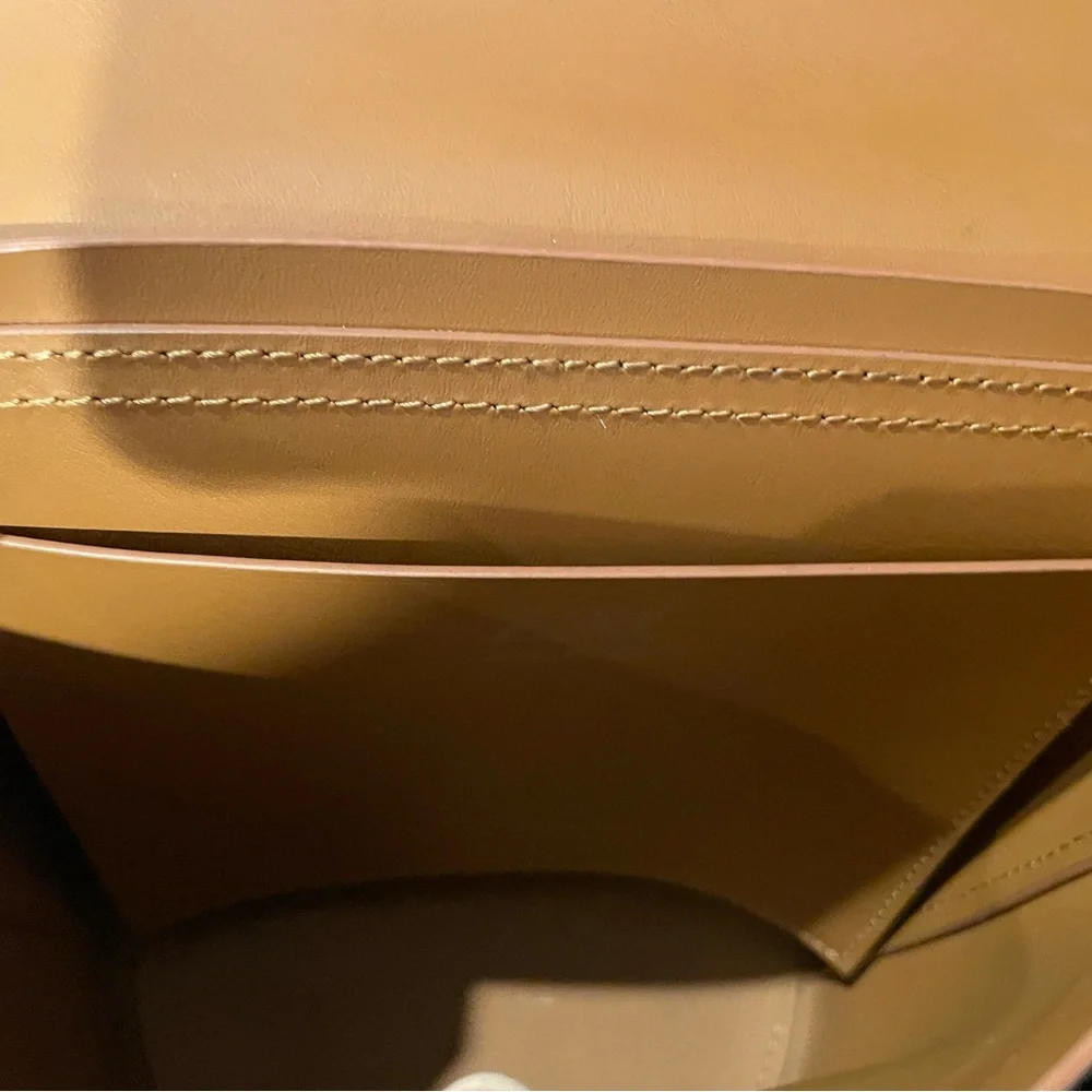 Zac Zac Posen Belay Crossbody Tan Leather Bag - Picture 7 of 10